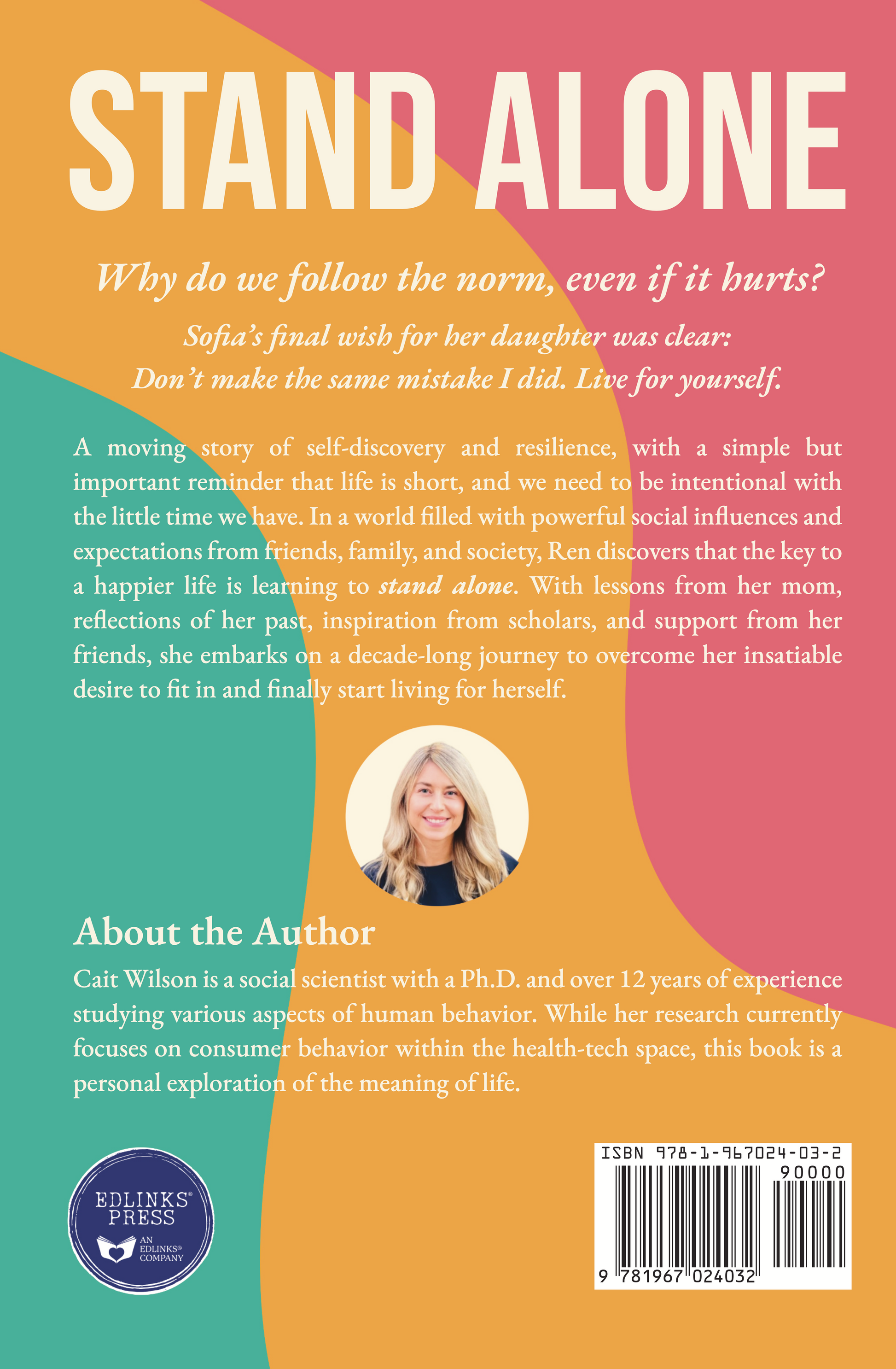 Stand Alone Back Cover Image with Book Description and About the Author